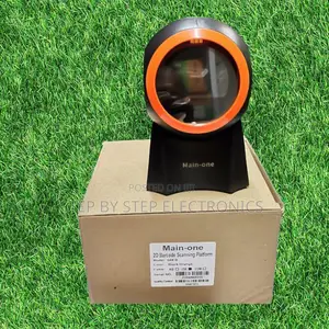 Hands-Free Operation Usb Round Table Mount Barcode Scanner
