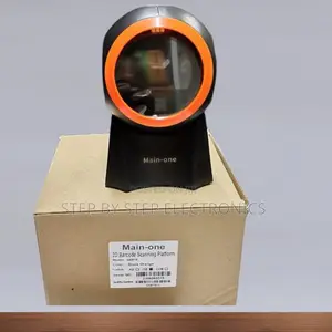Easily Mountable Round 1d 2d Table Mount Barcode Scanner Reader