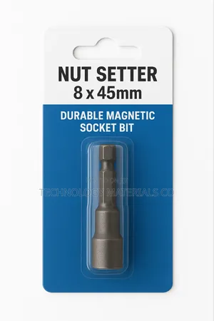 Nut Setter 8 × 45mm – Magnetic Drill Bit Socket