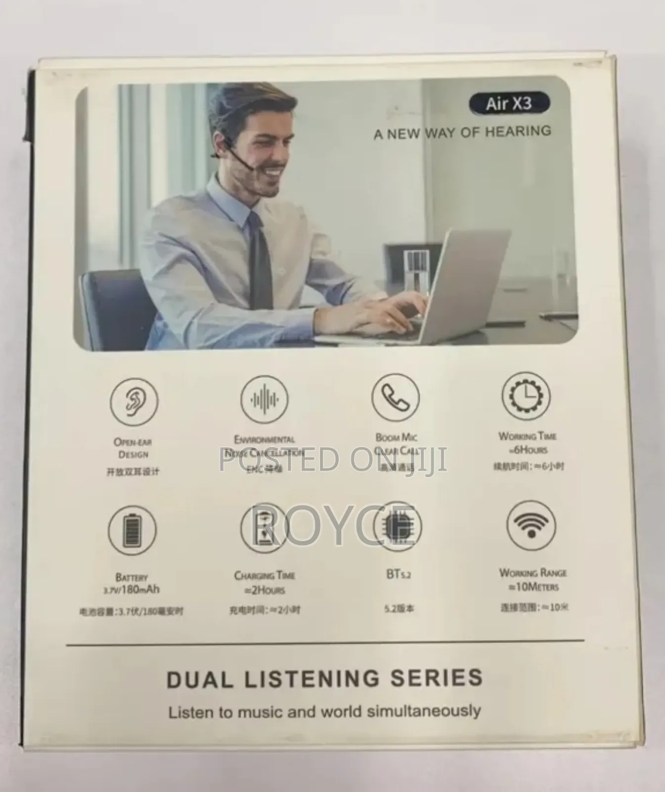 Open Ear - Airx3 Headset