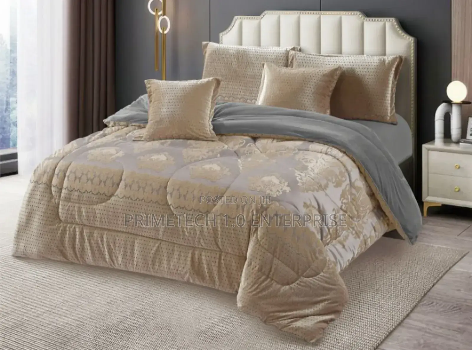 Cream 6" 7 Silk Duvet