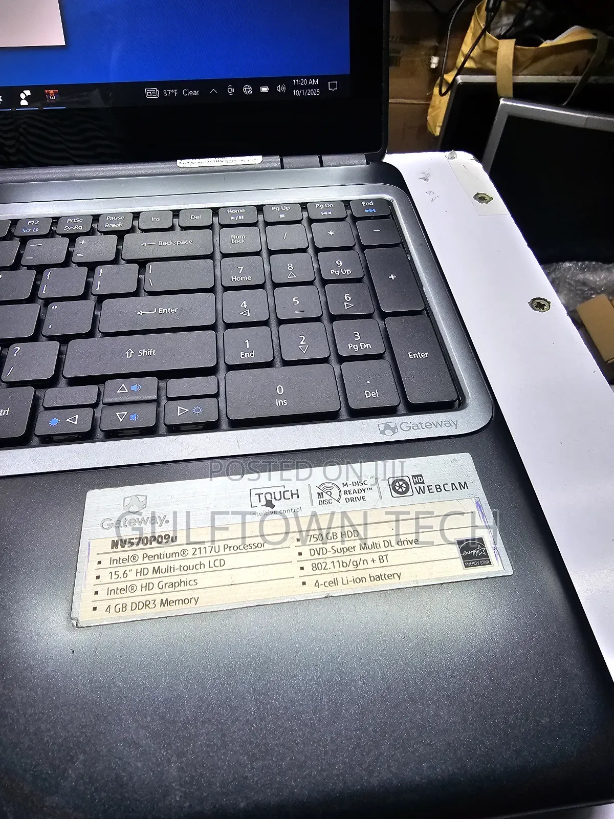 Laptop Gateway NV56 4GB Intel Pentium HDD 1T