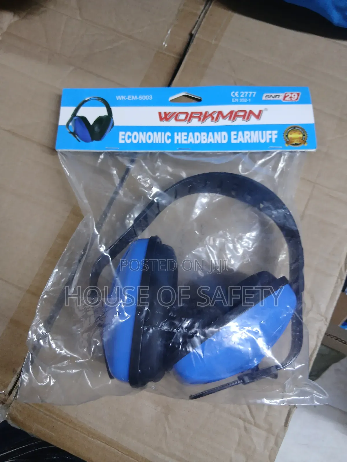 Blue Lightweight Earmuffs