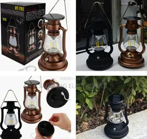 7 Led - Solar Hand Crank Lamp (Ry-T91)