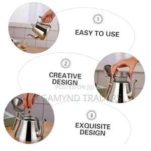 Stainless Steel Tea Kettle With Filter/Coffee Maker