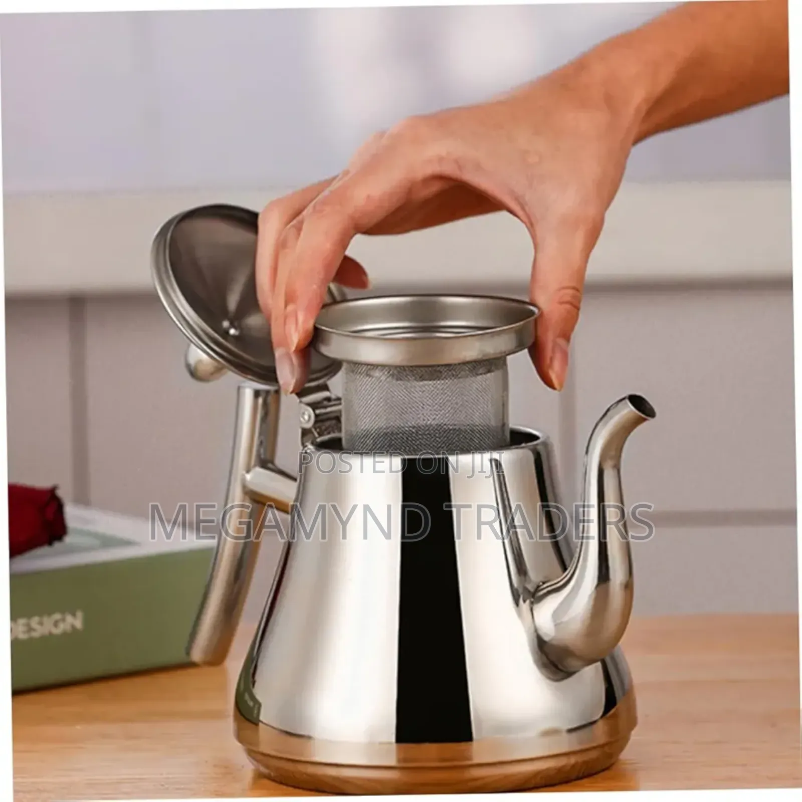 Stainless Steel Tea Kettle With Filter/Coffee Maker