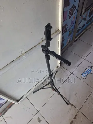 2mtrs Phone Adjustable Tripod With Handle and Bluetooth