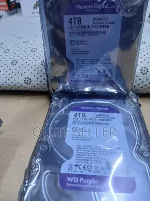 Wd Western Digital 4tb Purple Internal Surveillance Hard Drive 7200rmp