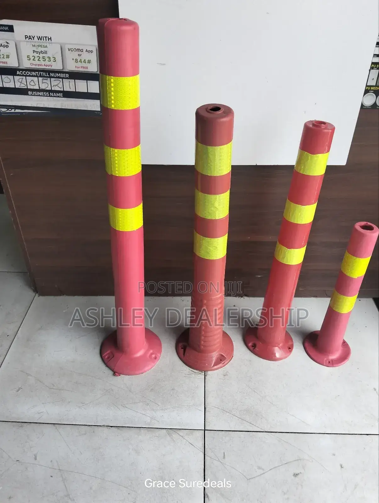 Reflective Bollard Post
