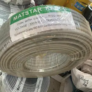 90m Full Roll Heavyduty 1.5mm Twin Cable + Earth Flat Power Cable Wire