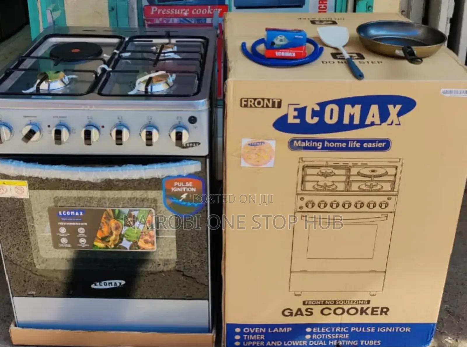 Ecomax Standing Cooker 50*55 3+1