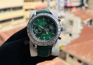 Olive Green! Classic Omega Speedmaster Watch All-Purpose Wear.