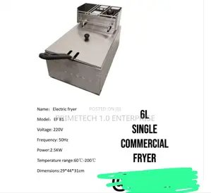 6 Litres Premier Commercial Deep Fryer