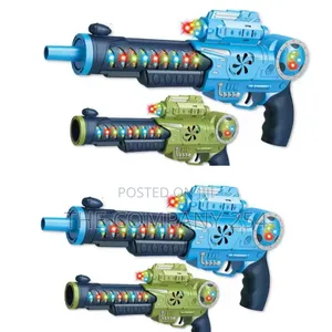 Kids Playing Ball Throwing Toy Guns Available