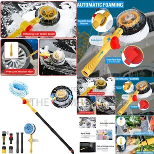 Car Wash Brush,Cleaning Kit,Rotating Spin Wash