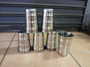 12pc Stainless Steel Glass / Stainless Steel Drinking Tumbler