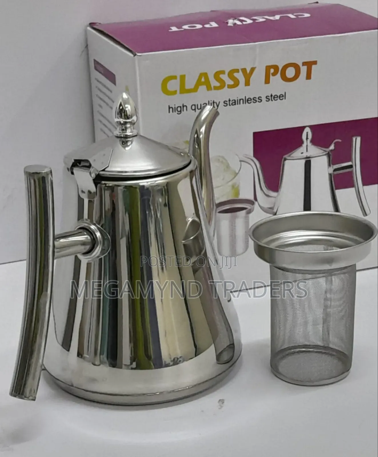 Stainless Steel Tea Kettle With Filter/Coffee Maker