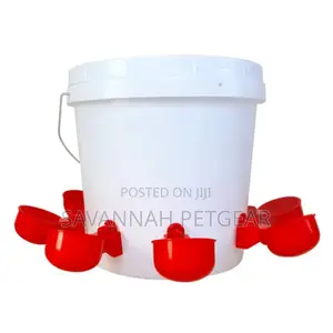 Automatic Plastic Poultry Drinker (Chicken Drinkers) Ideal for Bucket