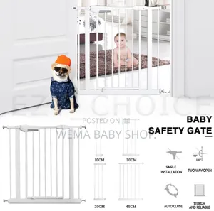 Adjustable Baby/Pet/Kid Safety Security Gate/Stair Barrier Extension