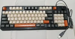 Backlit Mechanical Gaming Wired Keyboard Mixed Colors Backlit Usb