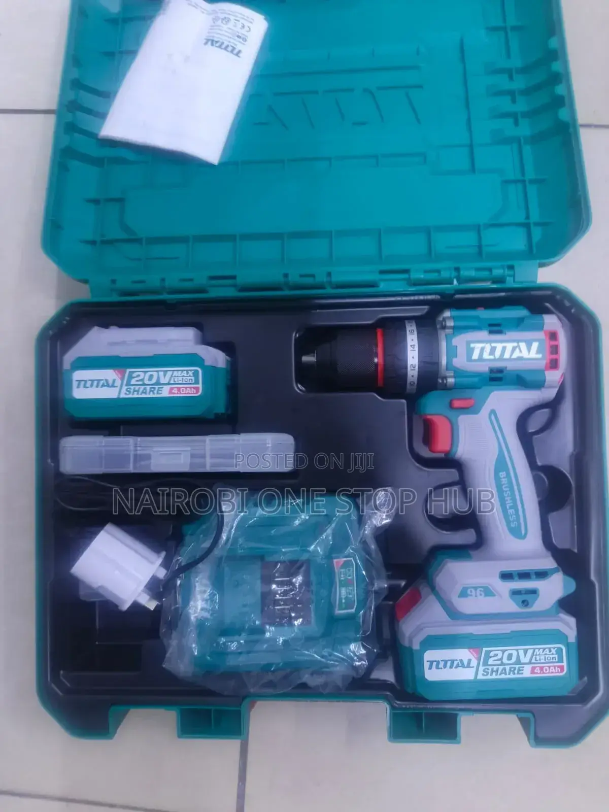 20v Total Drill With Batteries