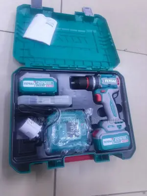 Total Heavy Duty 20v Cordless Drill With Li -Ion Batteries