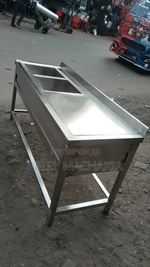 Commercial Double Sink With Large Working Space