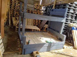 Grey Loom Storage Bed