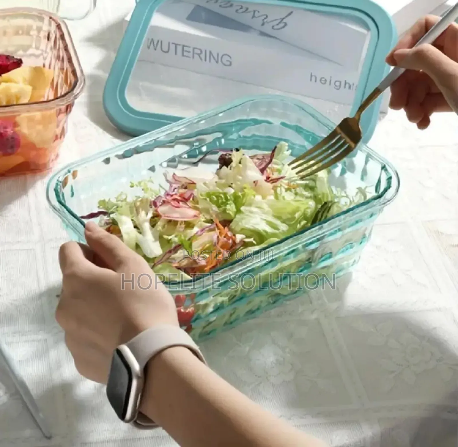 3in1 Acrylic Storage Containers Available in 3 Colours