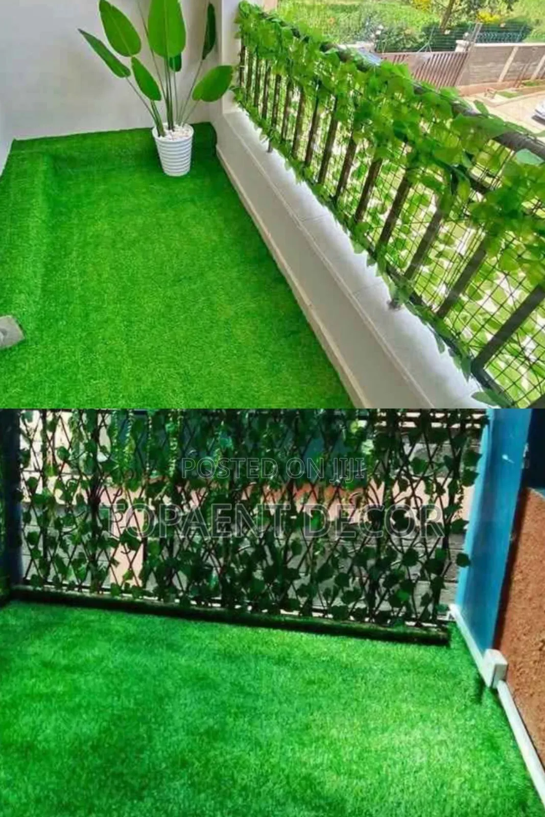15mm Retarded Growth Artificial Balcony Grass Carpet