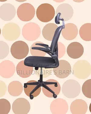 Stylish Grey Ergonomic Office Chair — Great for Study or Work