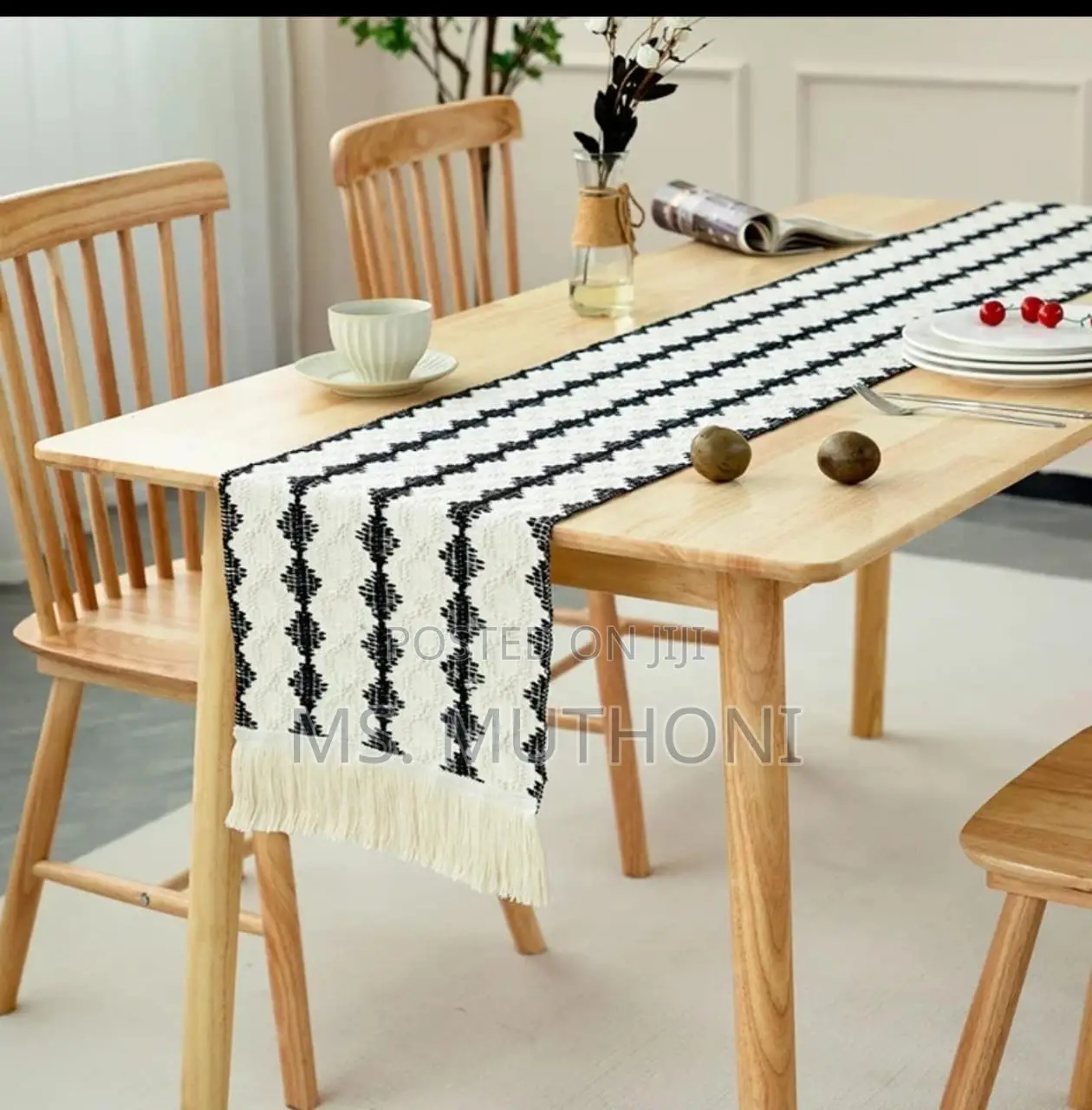 35cms by 240cms High Quality Wider Boho Woven Table Runner/Bed Runner