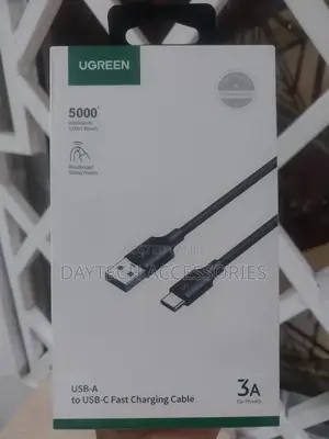 Ugreen Usb-a to Usb-C Fast Charging Cable 3a Max Black