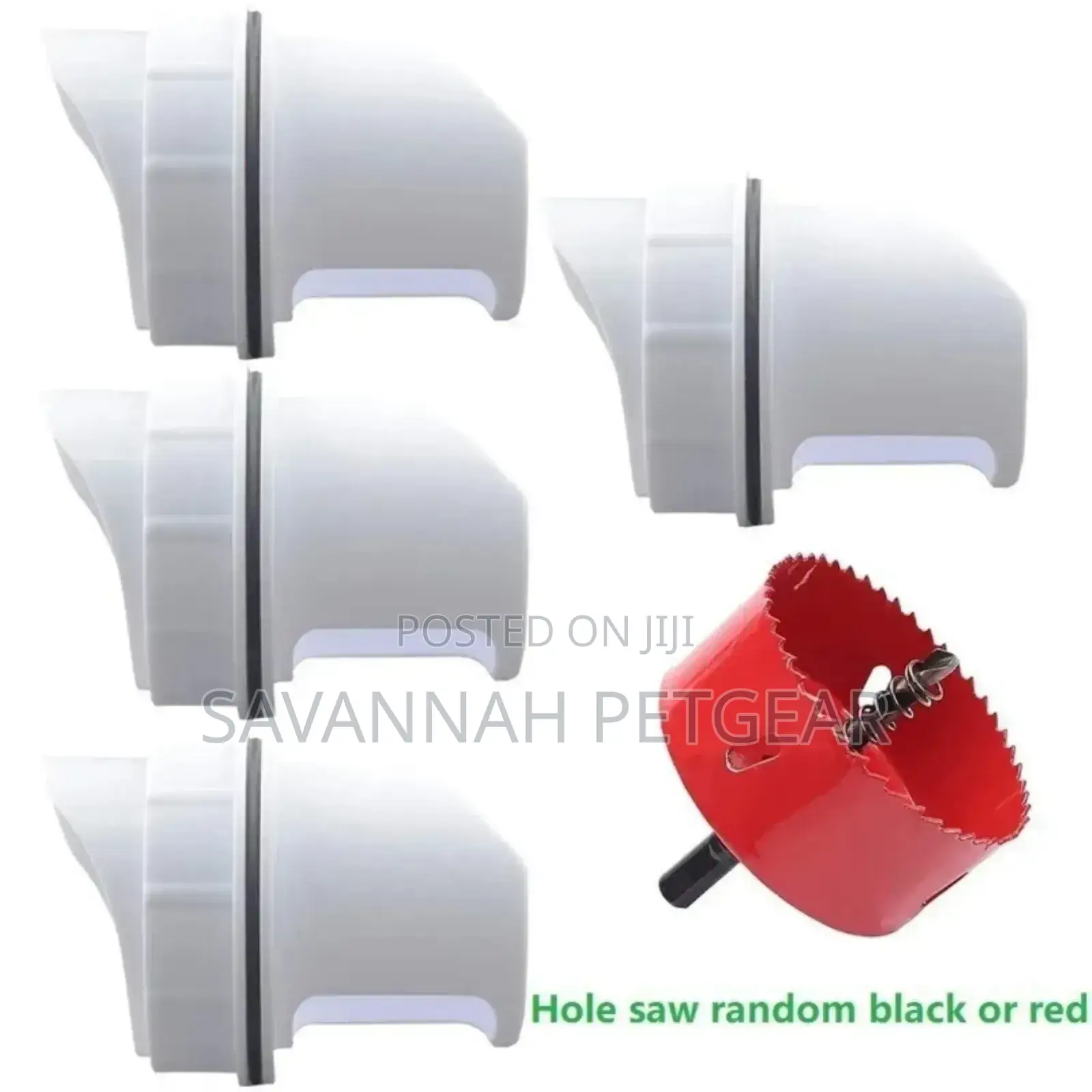 Poultry/Chicken Automatic Gravity Feeder With Covers - 50 Pieces