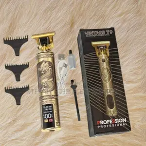 Vintage T9 Dragon Electric Led Hair Clipper Cordless Beard Trimmer