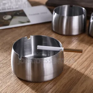 Stainless Steel Ashtray for Home Office Bar