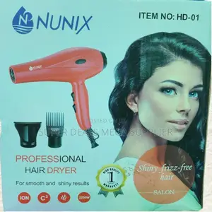 Nunix Hd01 Red Blowdry Affordable and Effective Styling Solution