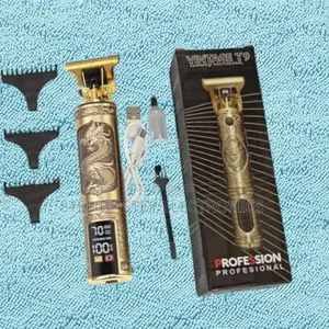 Vintage T9 Dragon Electric Hair Clipper Beard Grooming Tool With Led