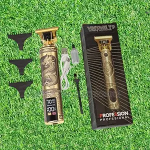 Durable T9 Dragon Electric Hair Clipper Beard Trimmer With Led