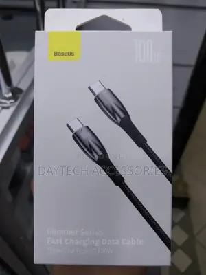 Baseus Glimmer Fast Charging Data Cable Type-C to Type-C 100w Cable.