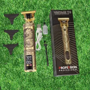 Vintage T9 Dragon Hair Clipper Multi-Purpose Grooming Tool With Led