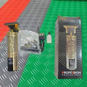 Long Battery Life Rechargeable Vintage T9 Dragon Hair Trimmer With Led