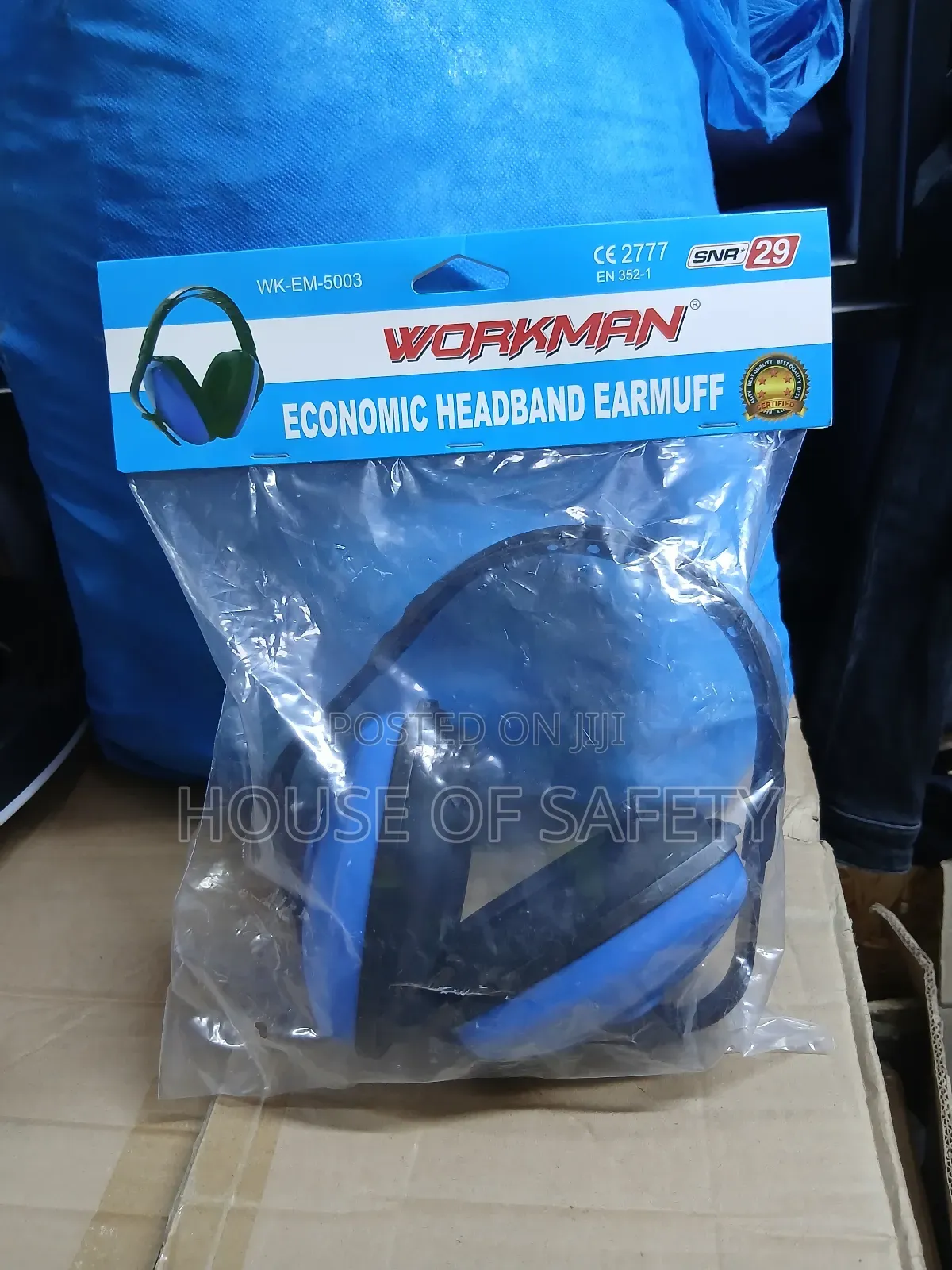 Blue Lightweight Earmuffs