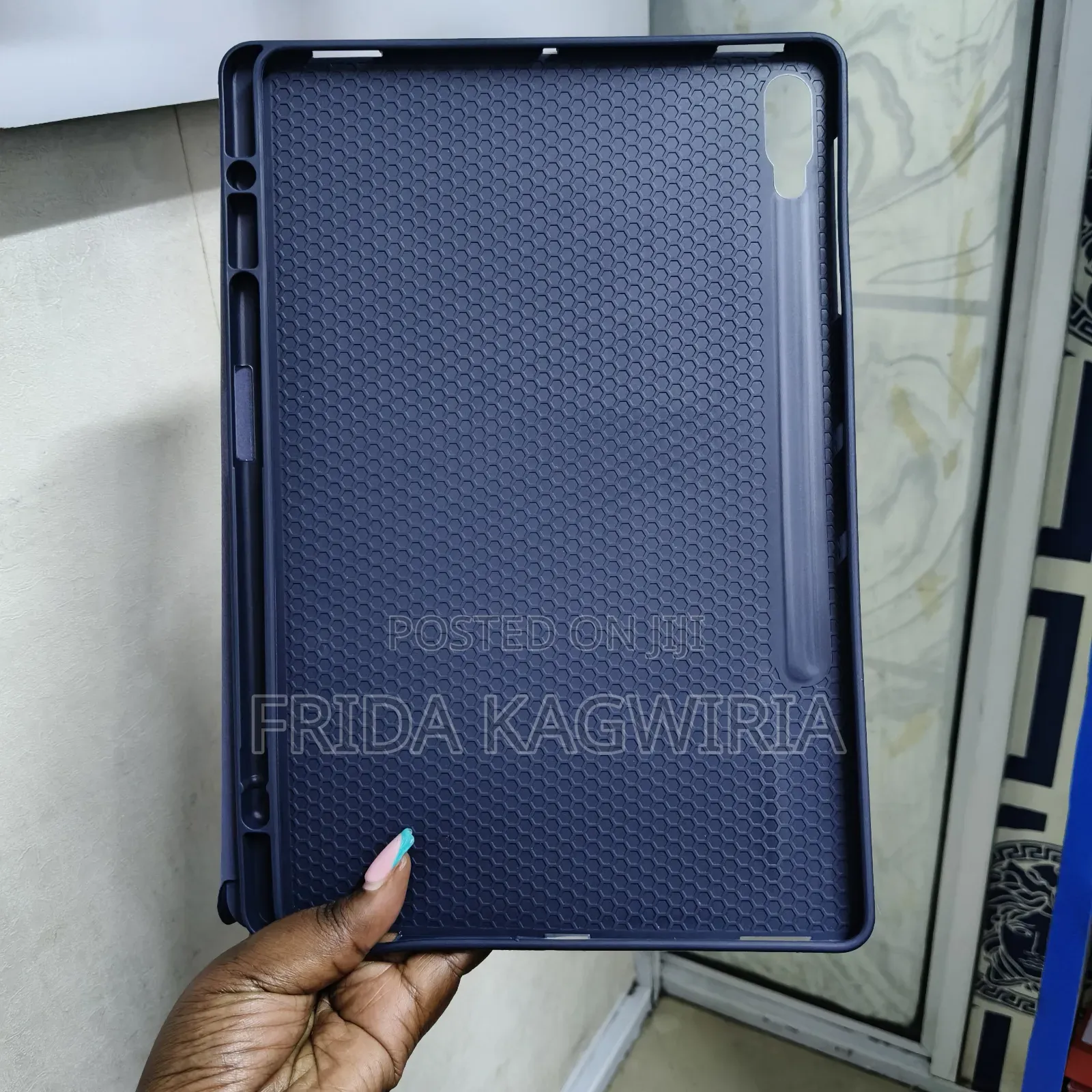 Samsung Galaxy Tab S9fe Plus Flip Case With Pen Holder