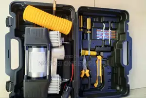 12v Car Tire Inflator With Puncture Repair Tools