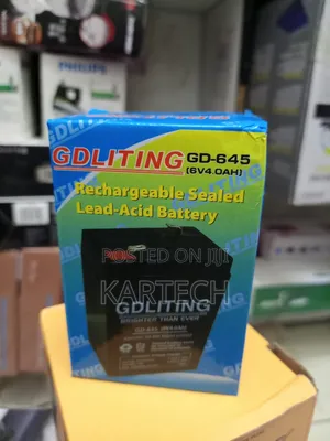 Gdliting Gd-645 6v 4.0ah Rechargeable Sealed Lead-Acid Battery.