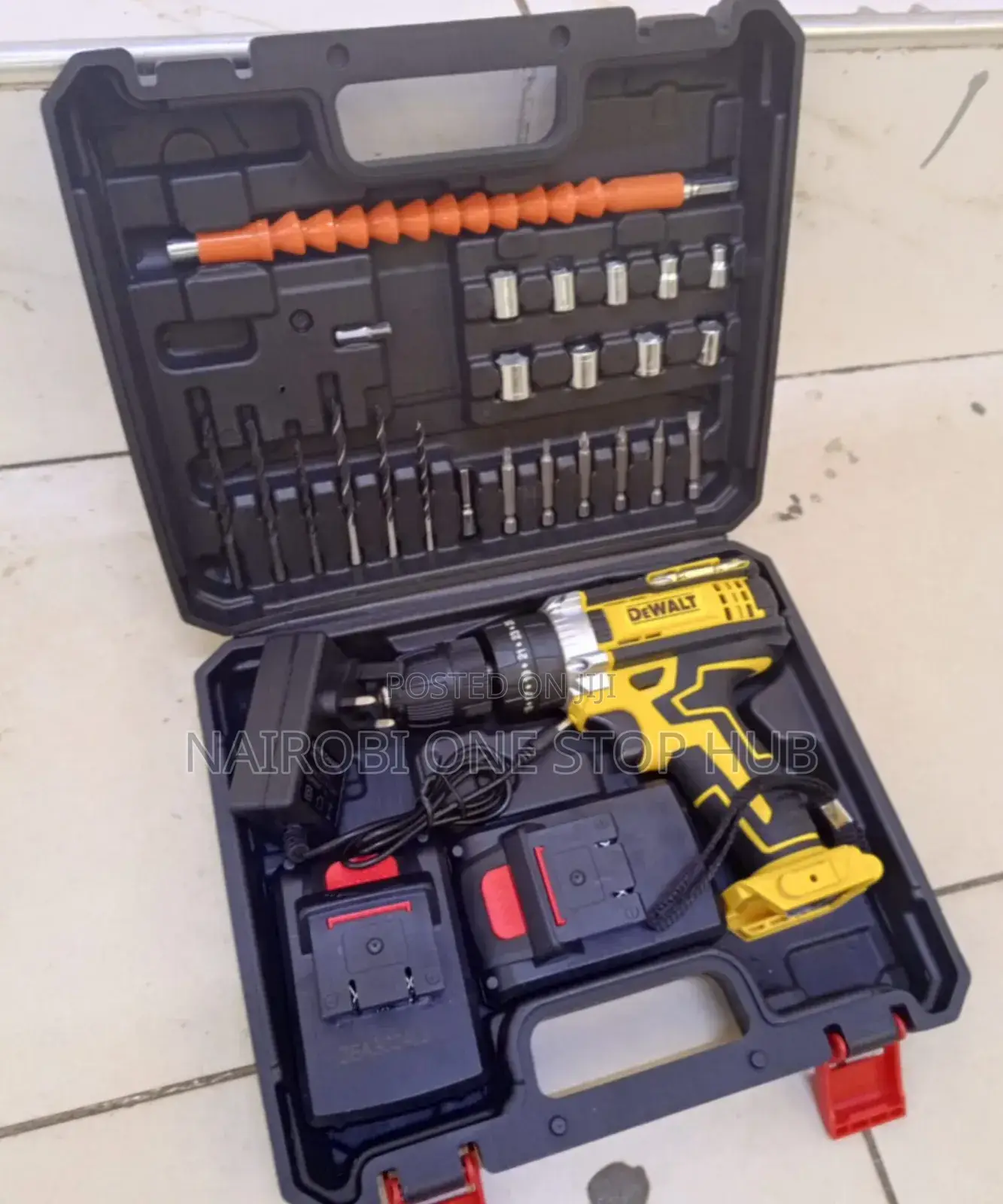Cordless Rechargeable Drill With Batteries