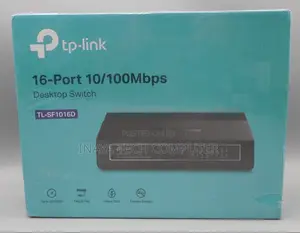Tp-Link Sf1016d 16-Port Desktop Switch