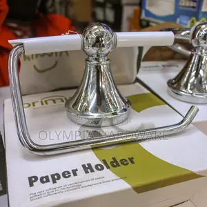 Brimix Tissue Holder/ Toilet Paper Holder (Silver)
