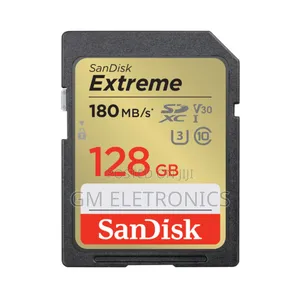 Sandisk 128gb Extreme Camera Memory Card.